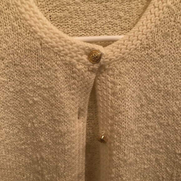 Cream Button-Up Cardigan - Picture 2 of 6